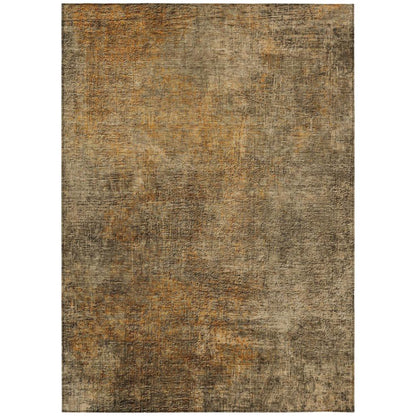 Addison Rugs Faded Rhythm Brown Washable Indoor-Outdoor Rug