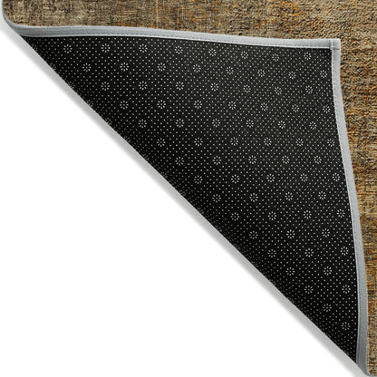 Addison Rugs Faded Rhythm Brown Washable Indoor-Outdoor Rug