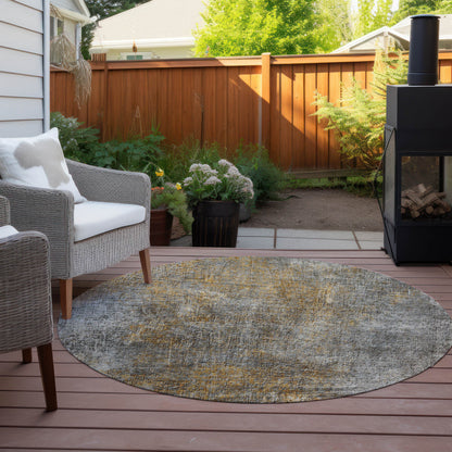 Addison Rugs Faded Rhythm Grey Washable Indoor-Outdoor Rug