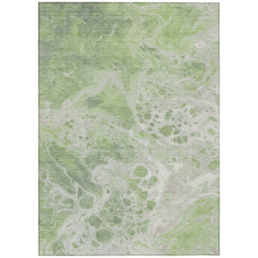 Addison Rugs Faerara Green Washable Indoor-Outdoor Rug
