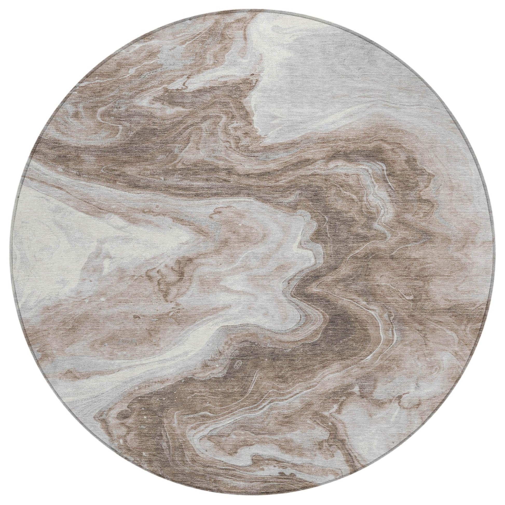 Addison Rugs Faeras Brown Washable Indoor-Outdoor Rug