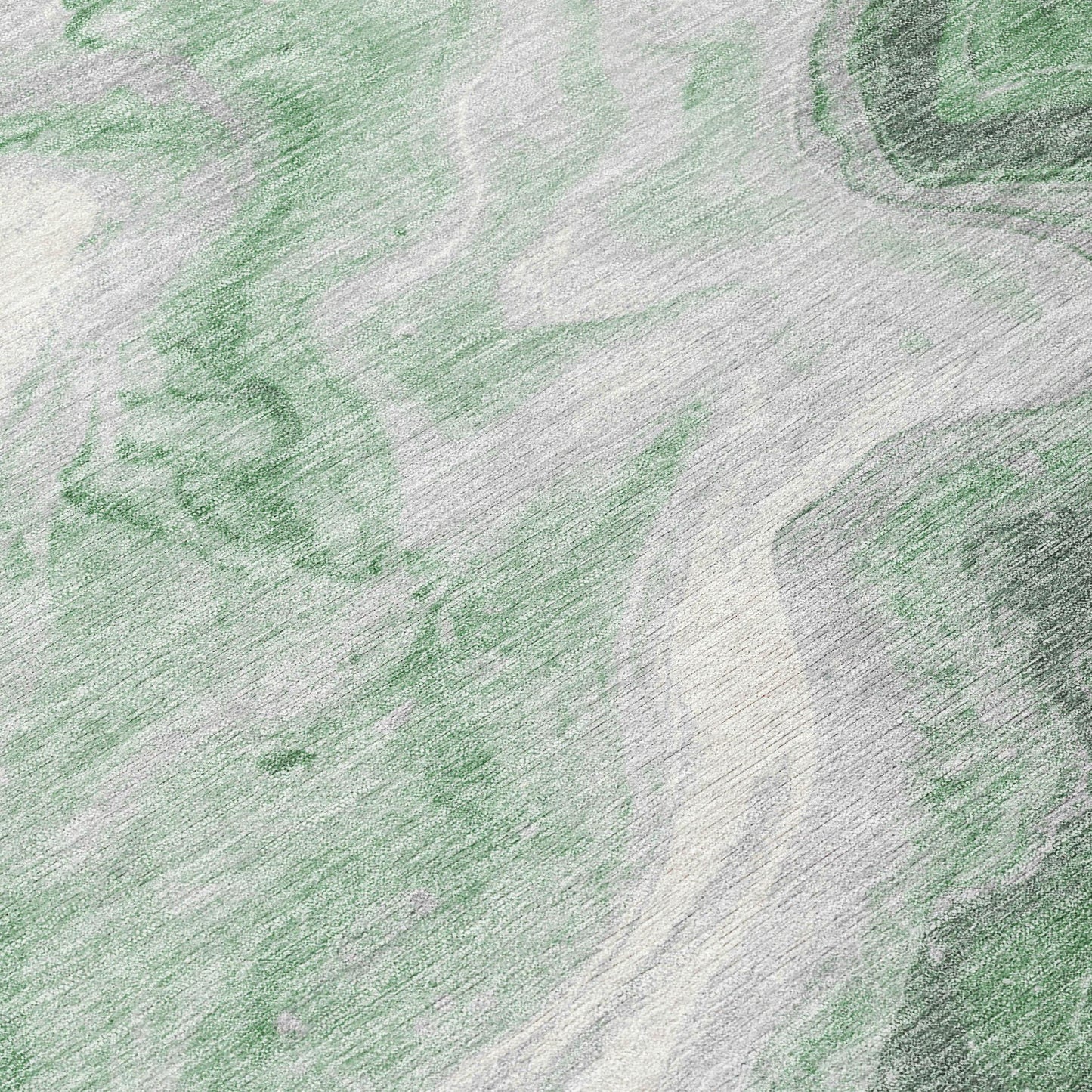 Faeras Green Washable Indoor-Outdoor Rug