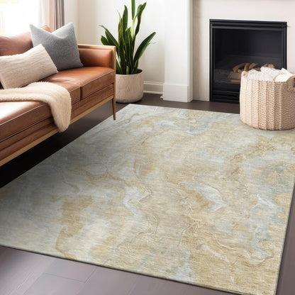 Addison Rugs Faerel Brown Washable Indoor-Outdoor Rug