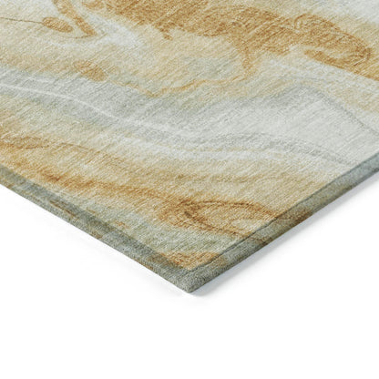 Addison Rugs Faerel Gold Washable Indoor-Outdoor Rug