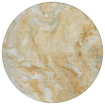 Addison Rugs Faerel Gold Washable Indoor-Outdoor Rug