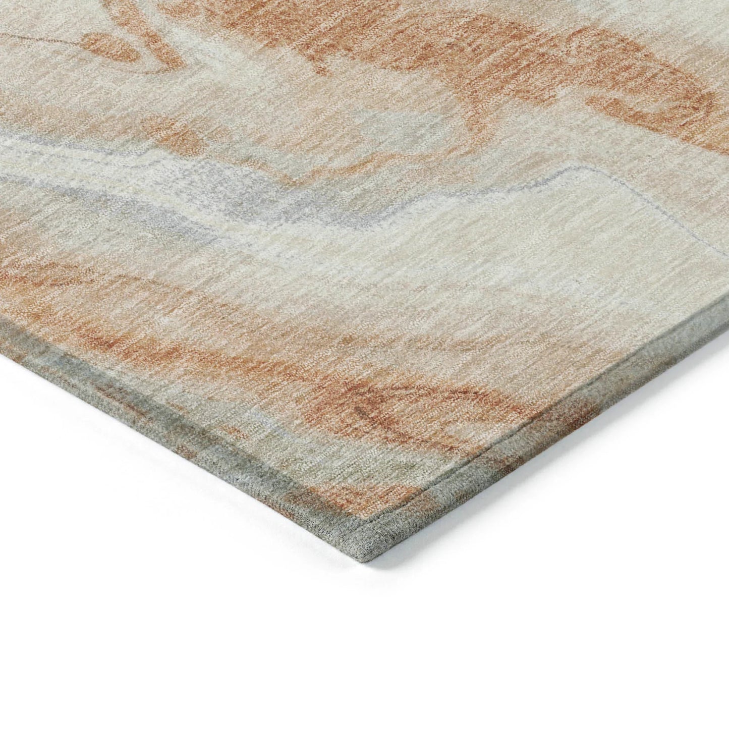 Addison Rugs Faerel Orange Washable Indoor-Outdoor Rug
