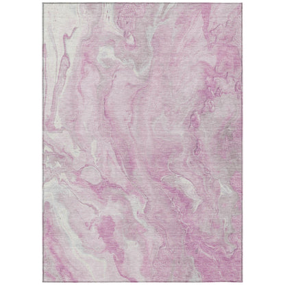 Addison Rugs Faerel Pink Washable Indoor-Outdoor Rug