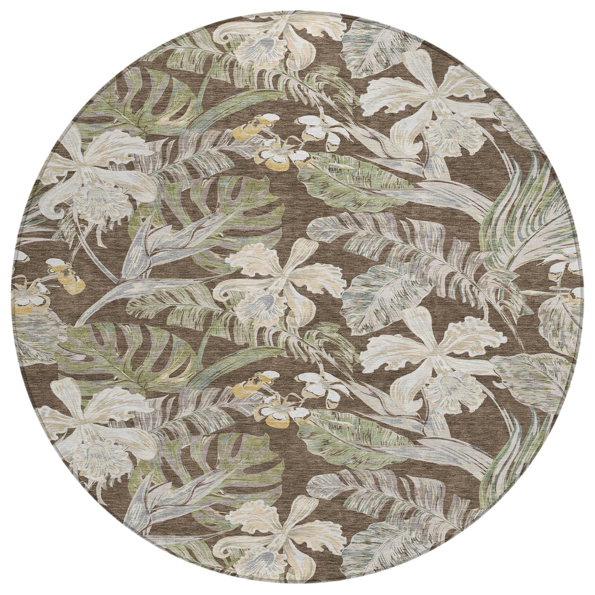 Addison Rugs Faereth Brown Washable Indoor-Outdoor Rug