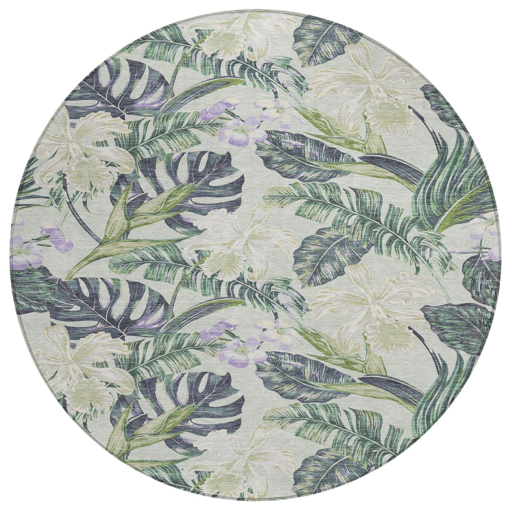Addison Rugs Faereth Green Washable Indoor-Outdoor Rug