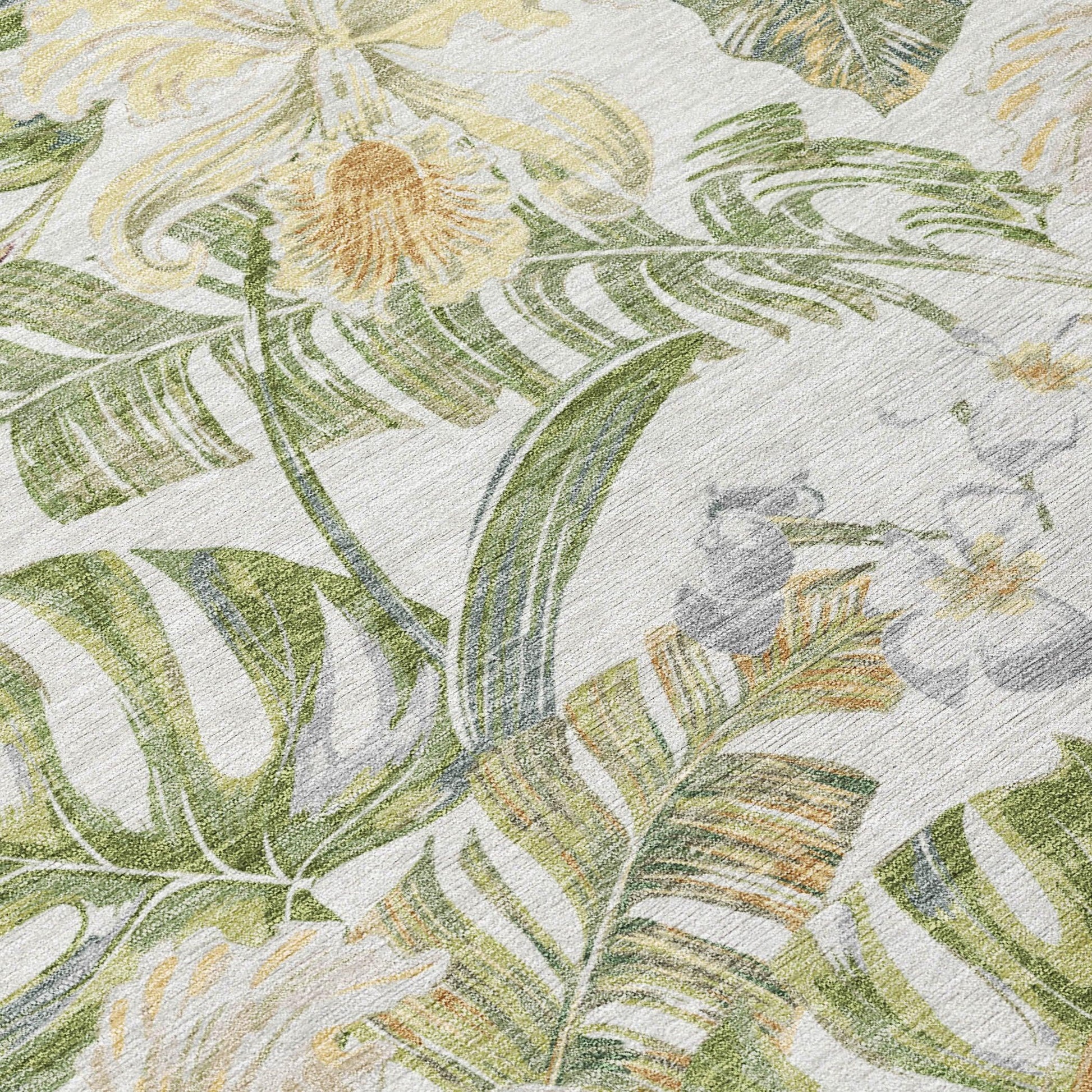 Addison Rugs Faereth Ivory Washable Indoor-Outdoor Rug