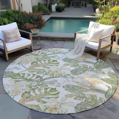 Addison Rugs Faereth Ivory Washable Indoor-Outdoor Rug