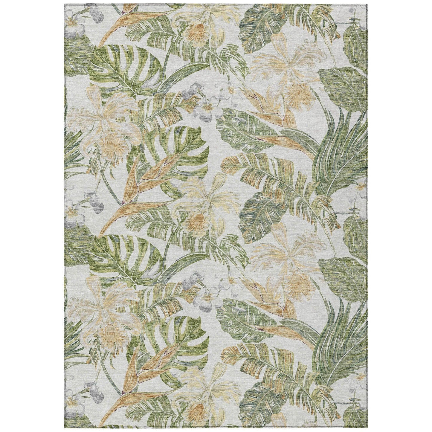 Addison Rugs Faereth Ivory Washable Indoor-Outdoor Rug