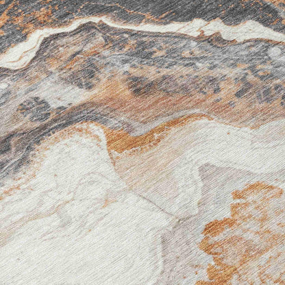 Addison Rugs Faeriel Gray Washable Indoor-Outdoor Rug