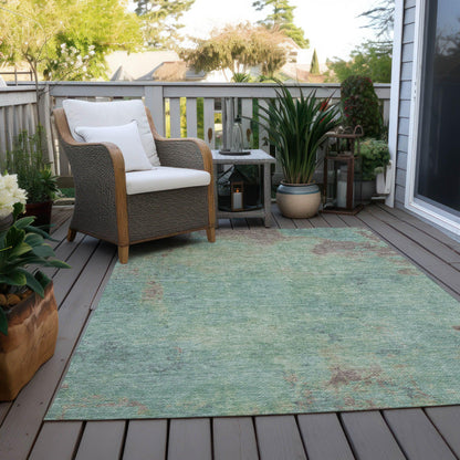 Addison Rugs Faerion Blue Washable Indoor-Outdoor Rug
