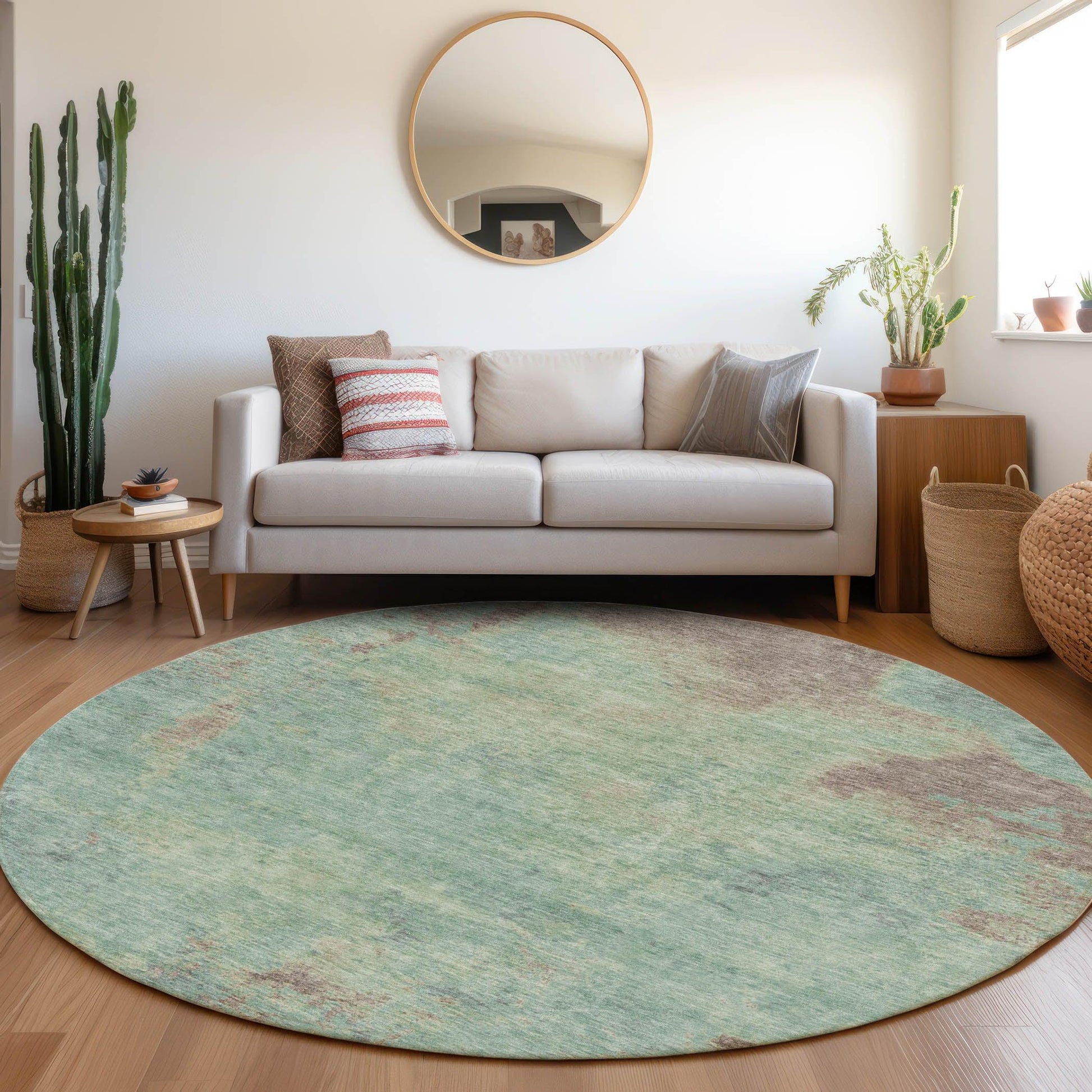 Addison Rugs Faerion Blue Washable Indoor-Outdoor Rug