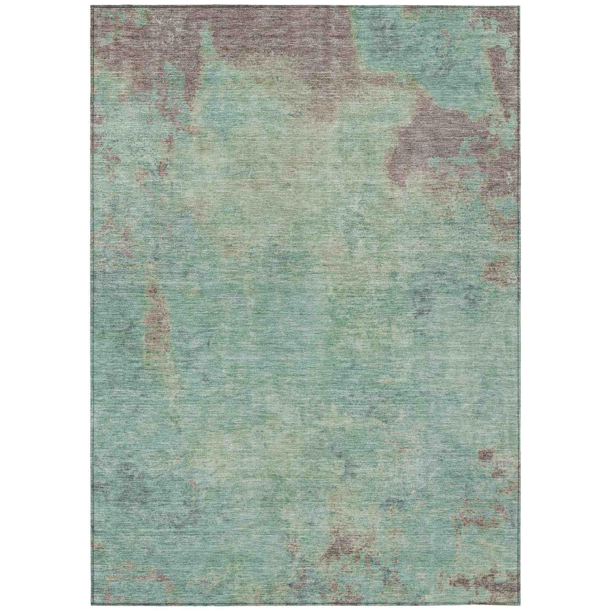 Addison Rugs Faerion Blue Washable Indoor-Outdoor Rug
