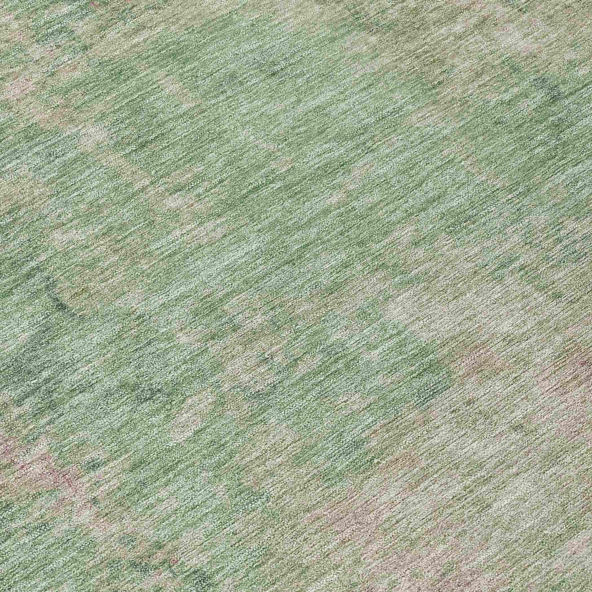 Addison Rugs Faerion Green Washable Indoor-Outdoor Rug