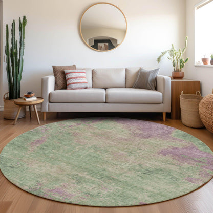 Addison Rugs Faerion Green Washable Indoor-Outdoor Rug