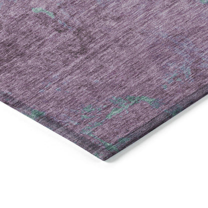 Addison Rugs Faerion Purple Washable Indoor-Outdoor Rug