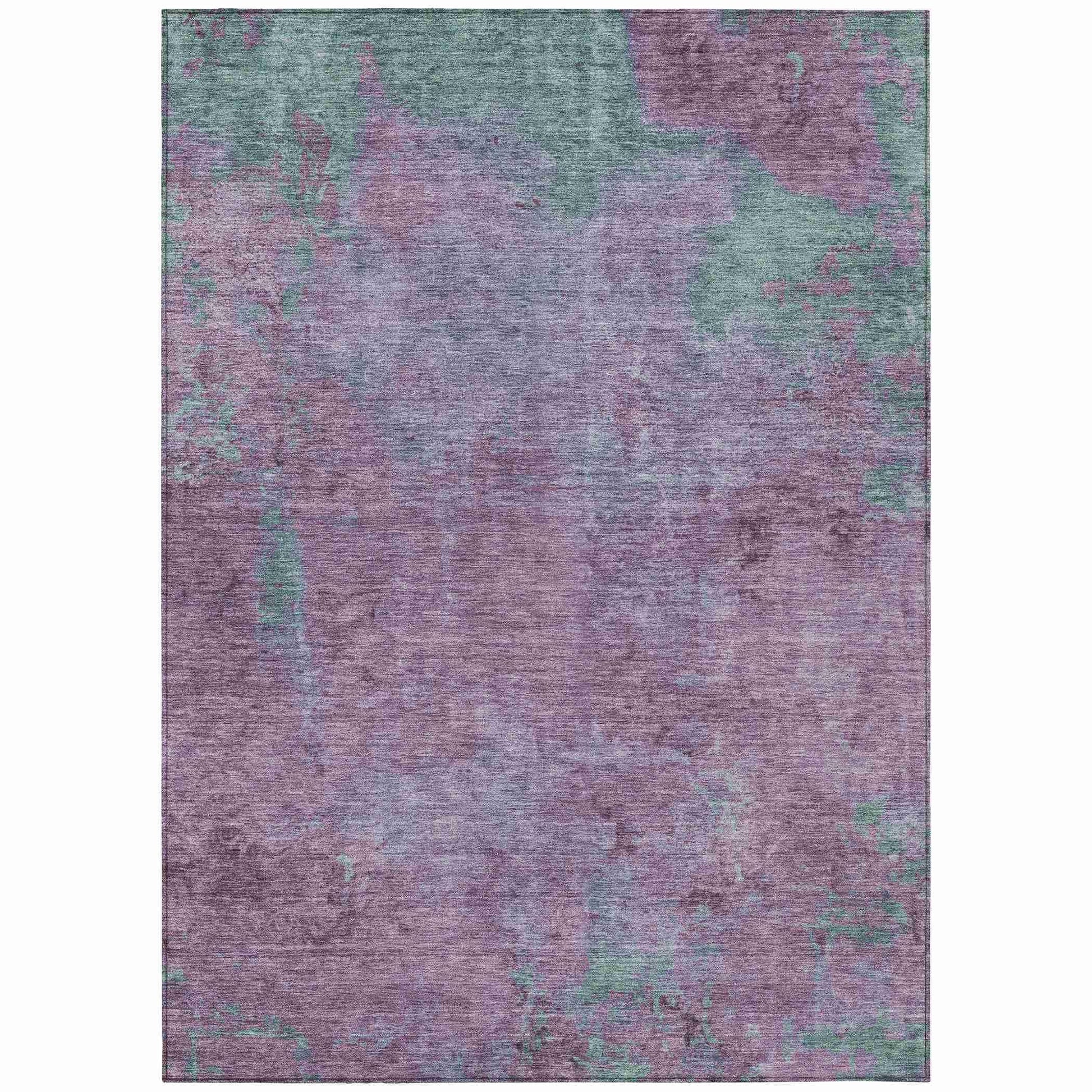 Addison Rugs Faerion Purple Washable Indoor-Outdoor Rug