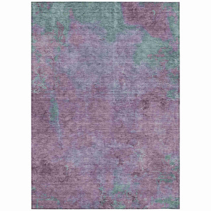 Addison Rugs Faerion Purple Washable Indoor-Outdoor Rug