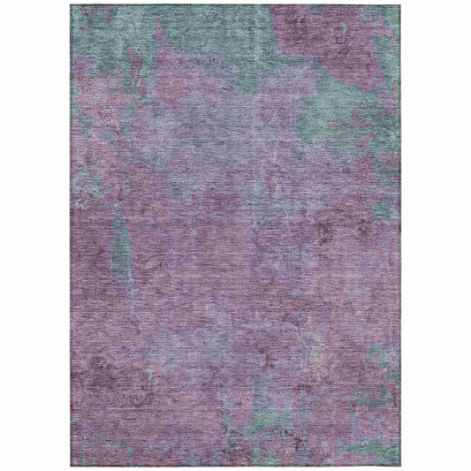 Addison Rugs Faerion Purple Washable Indoor-Outdoor Rug