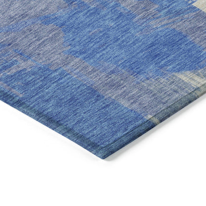 Addison Rugs Faerira Blue Washable Indoor-Outdoor Rug