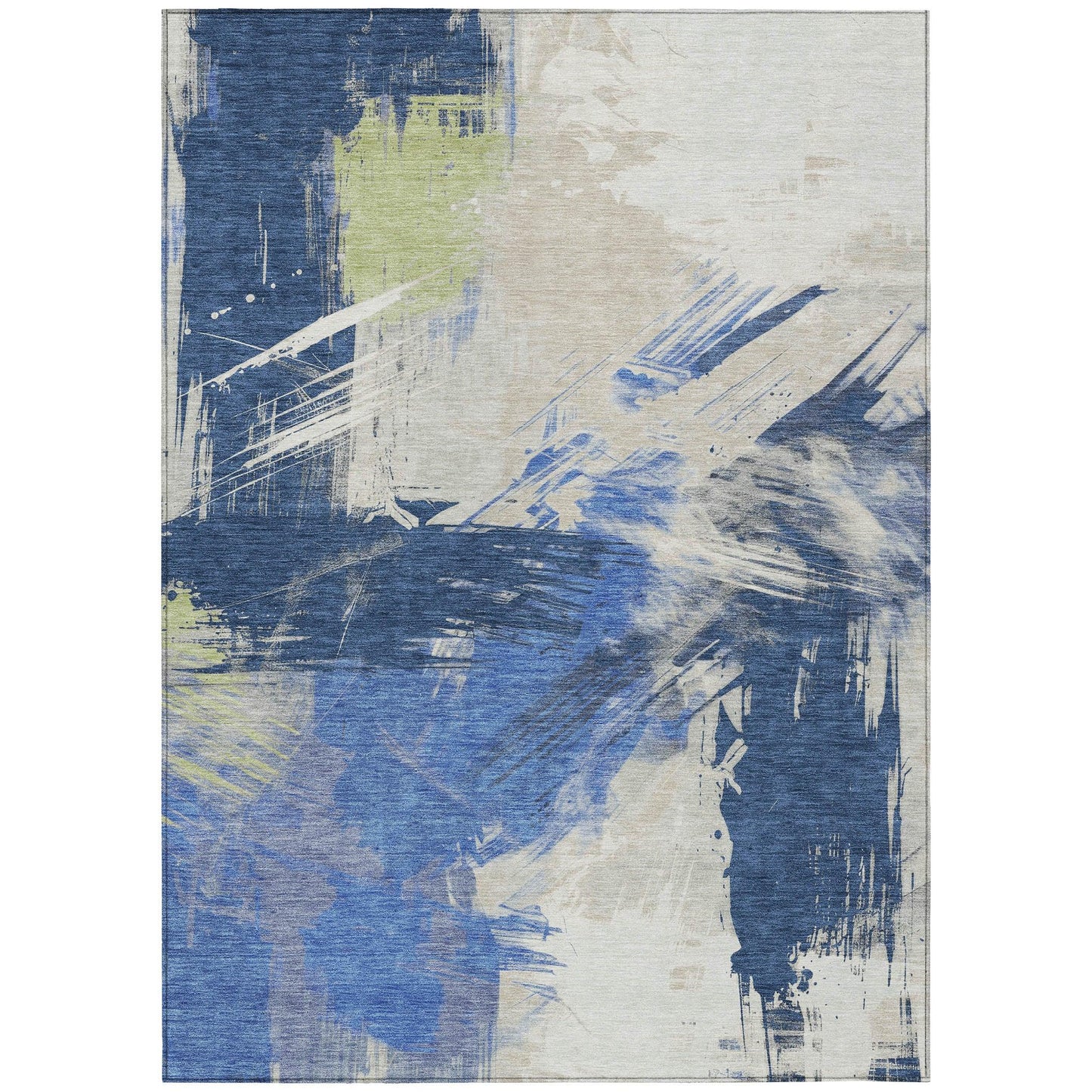Addison Rugs Faerira Blue Washable Indoor-Outdoor Rug