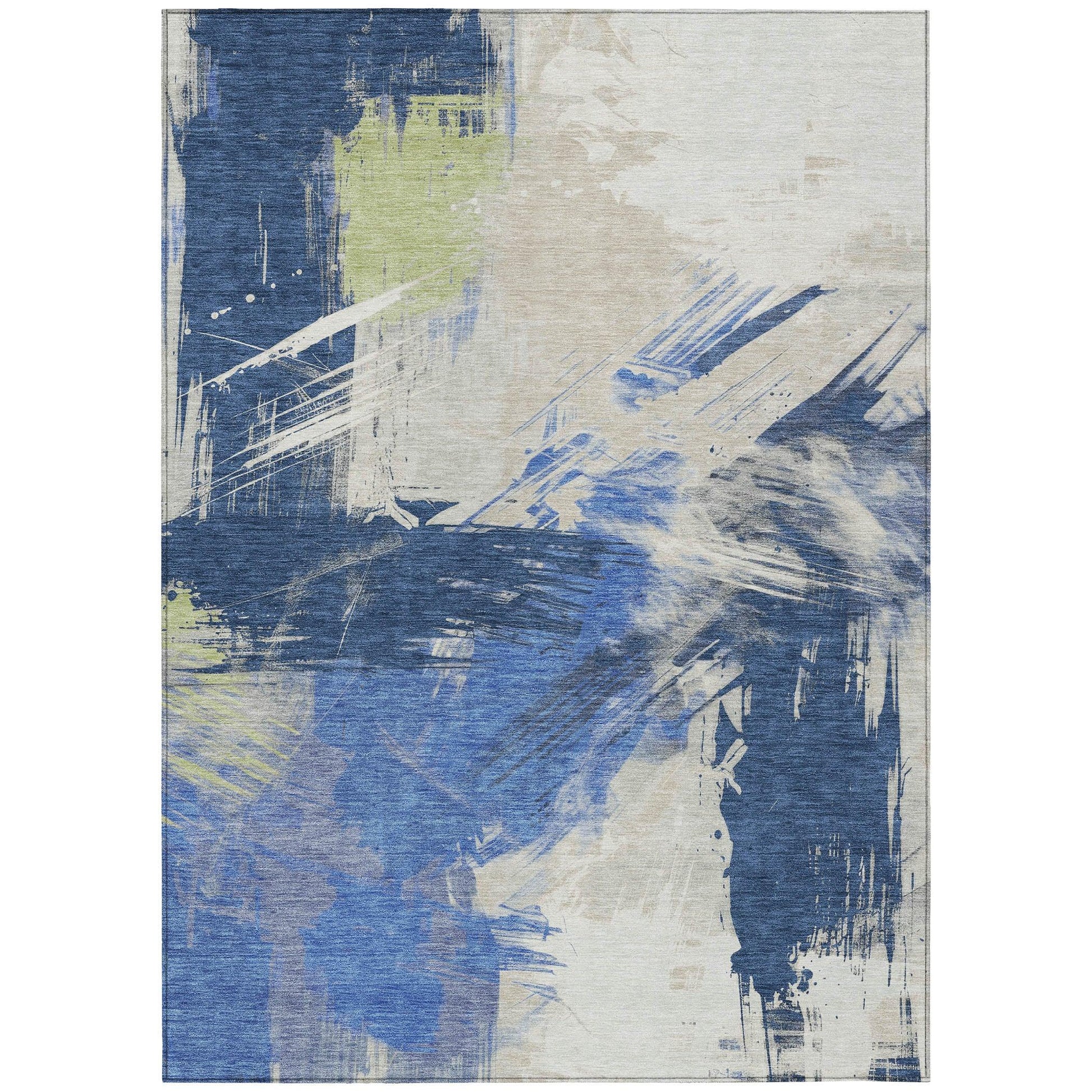 Addison Rugs Faerira Blue Washable Indoor-Outdoor Rug