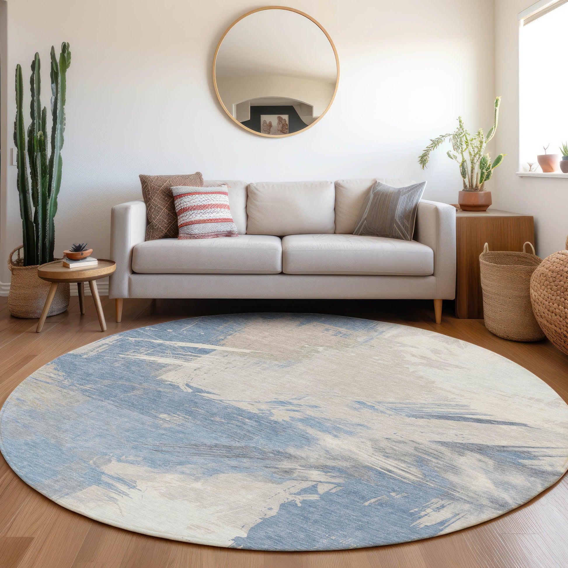 Addison Rugs Faerira Denim Washable Indoor-Outdoor Rug