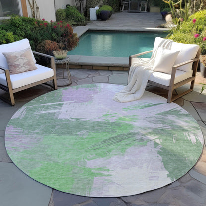 Addison Rugs Faerira Green Washable Indoor-Outdoor Rug
