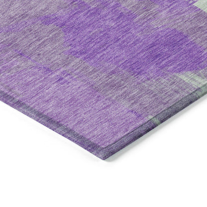 Addison Rugs Faerira Purple Washable Indoor-Outdoor Rug