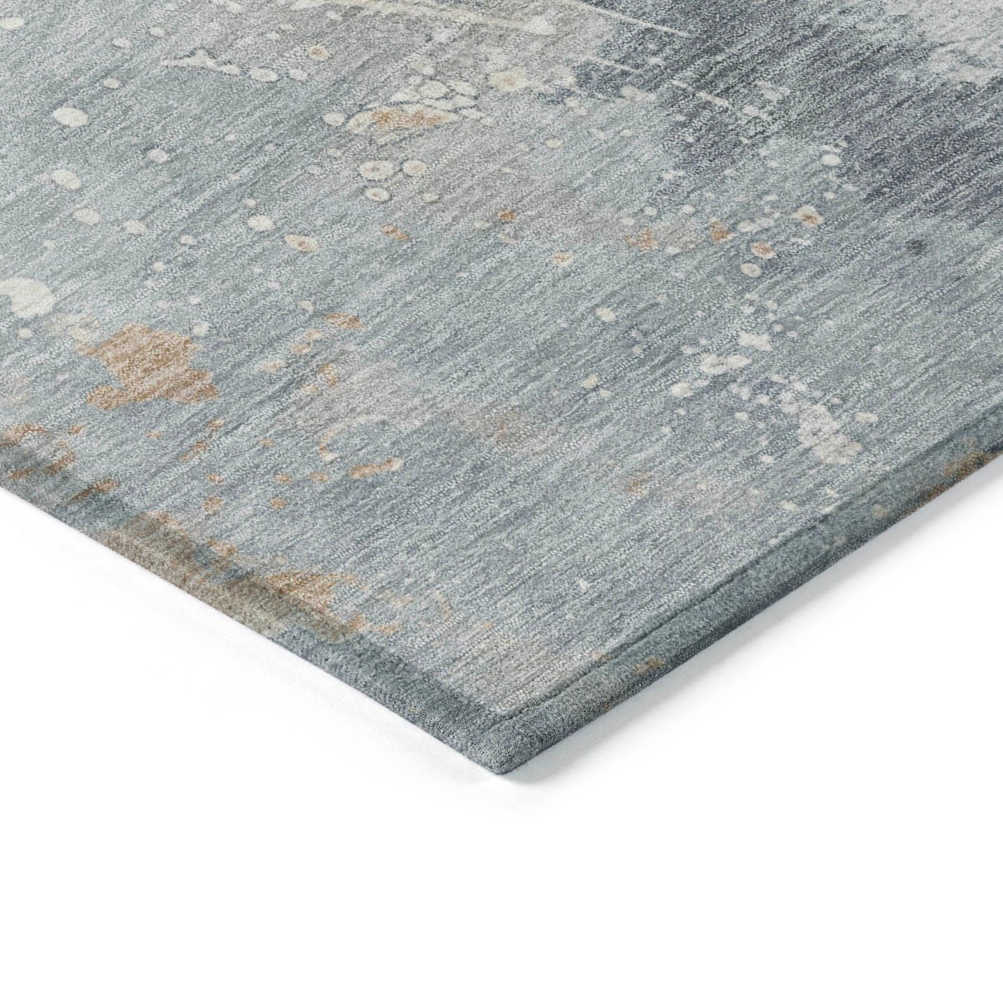 Addison Rugs Faerius Gray Washable Indoor-Outdoor Rug