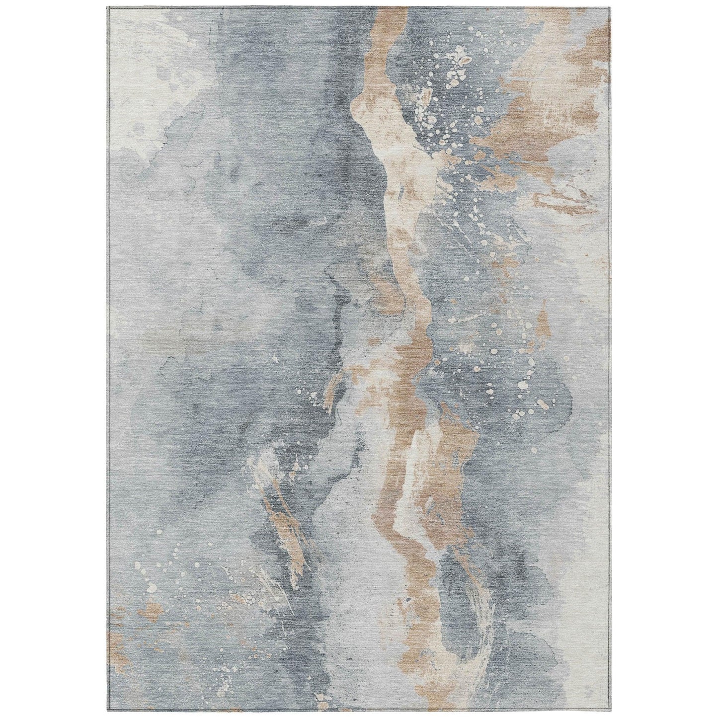 Addison Rugs Faerius Gray Washable Indoor-Outdoor Rug