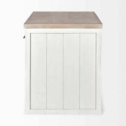Mercana Fairview Three Drawers Wood Counter Table
