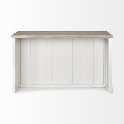 Mercana Fairview Three Drawers Wood Counter Table