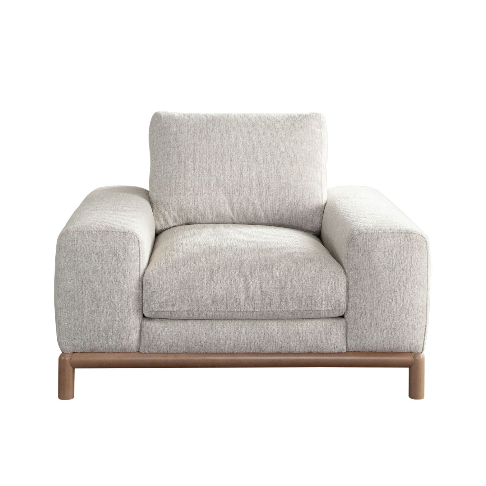Diamond Sofa Fallon Light Barley Fabric Club Chair