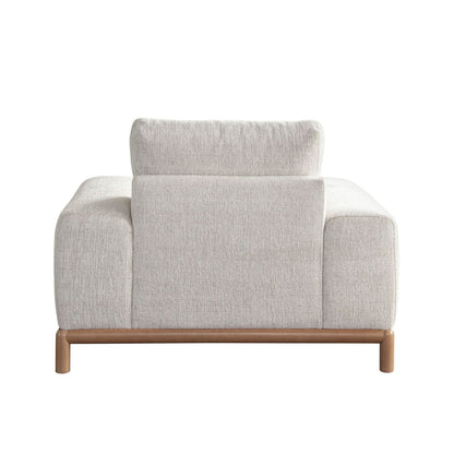 Diamond Sofa Fallon Light Barley Fabric Club Chair