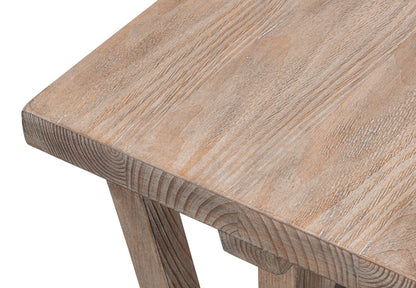 Sarreid Farmhouse Natural Wooden Side Table