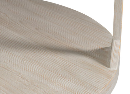 Sarreid Farmhouse Wooden Round Coffee Table