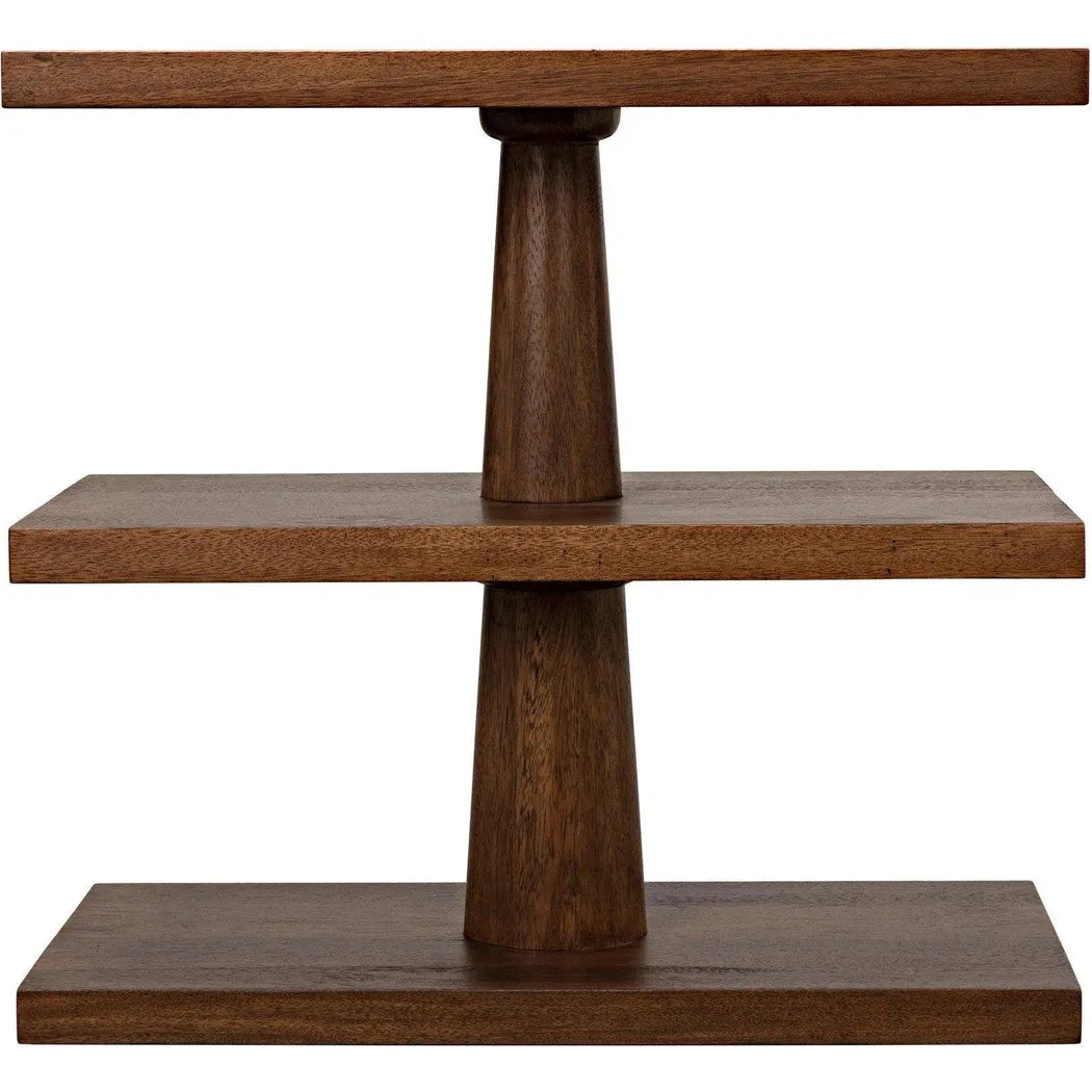 Fatima Wood Rectangle Side Table