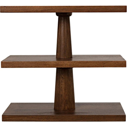 Fatima Wood Rectangle Side Table