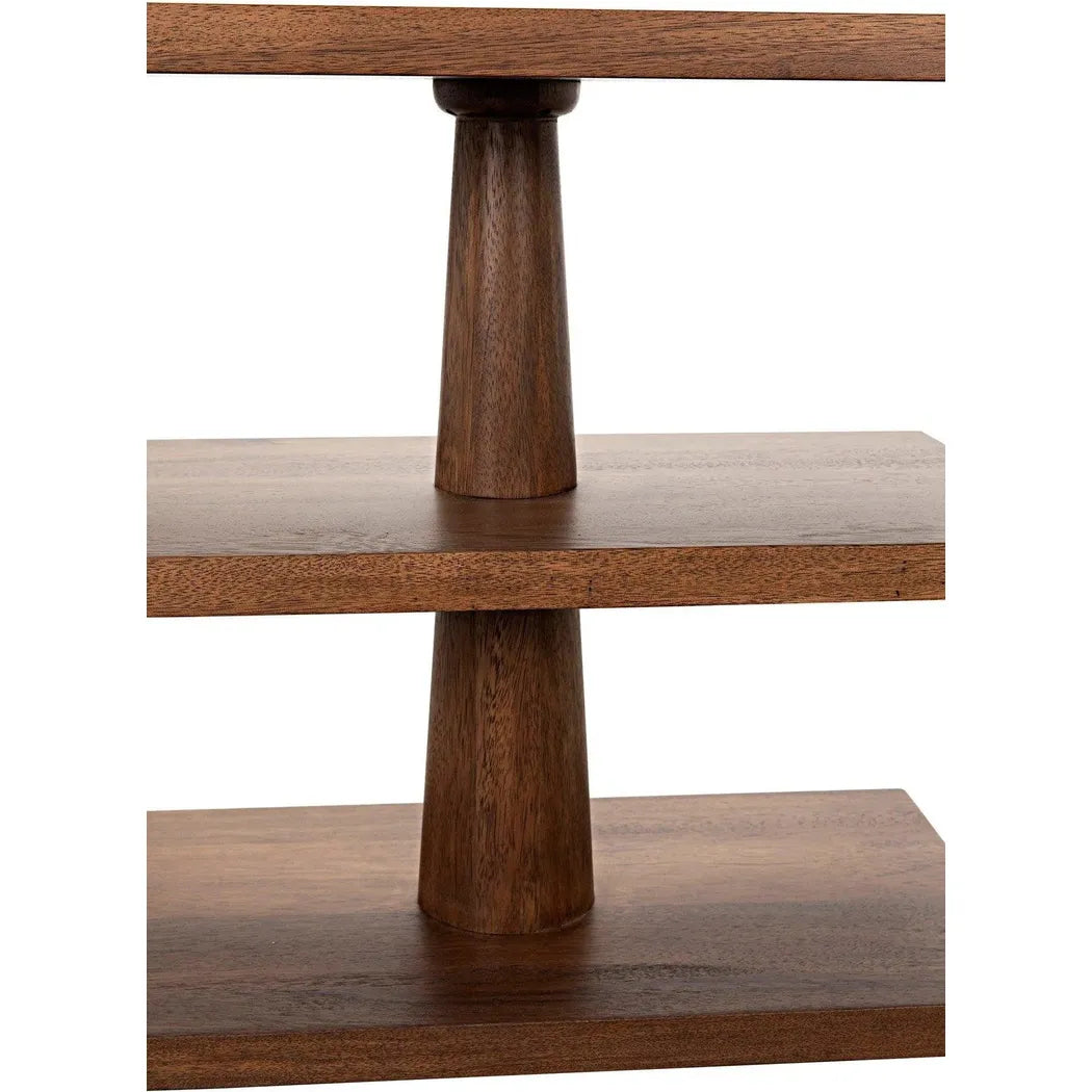 Fatima Wood Rectangle Side Table