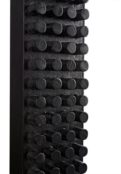 Faustus Mirror Black Wall Mirror-Wall Mirrors-Noir-Sideboards and Things