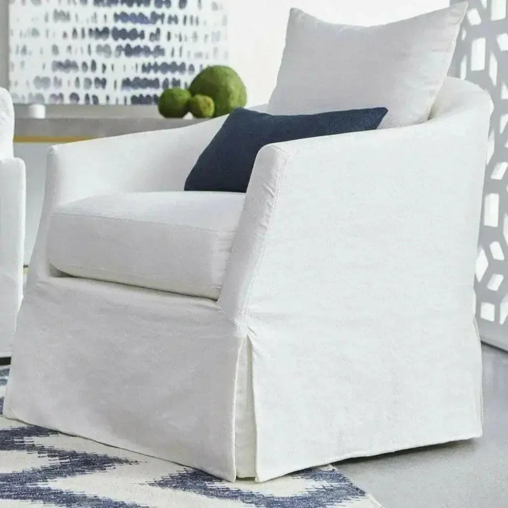 Essentials For Living Faye Fabric Slipcover Club Chair