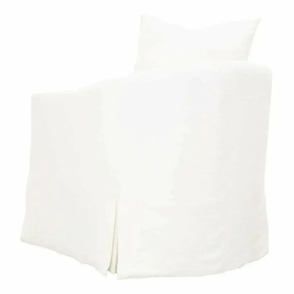 Essentials For Living Faye Fabric Slipcover Club Chair