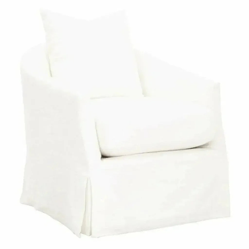 Essentials For Living Faye Fabric Slipcover Club Chair