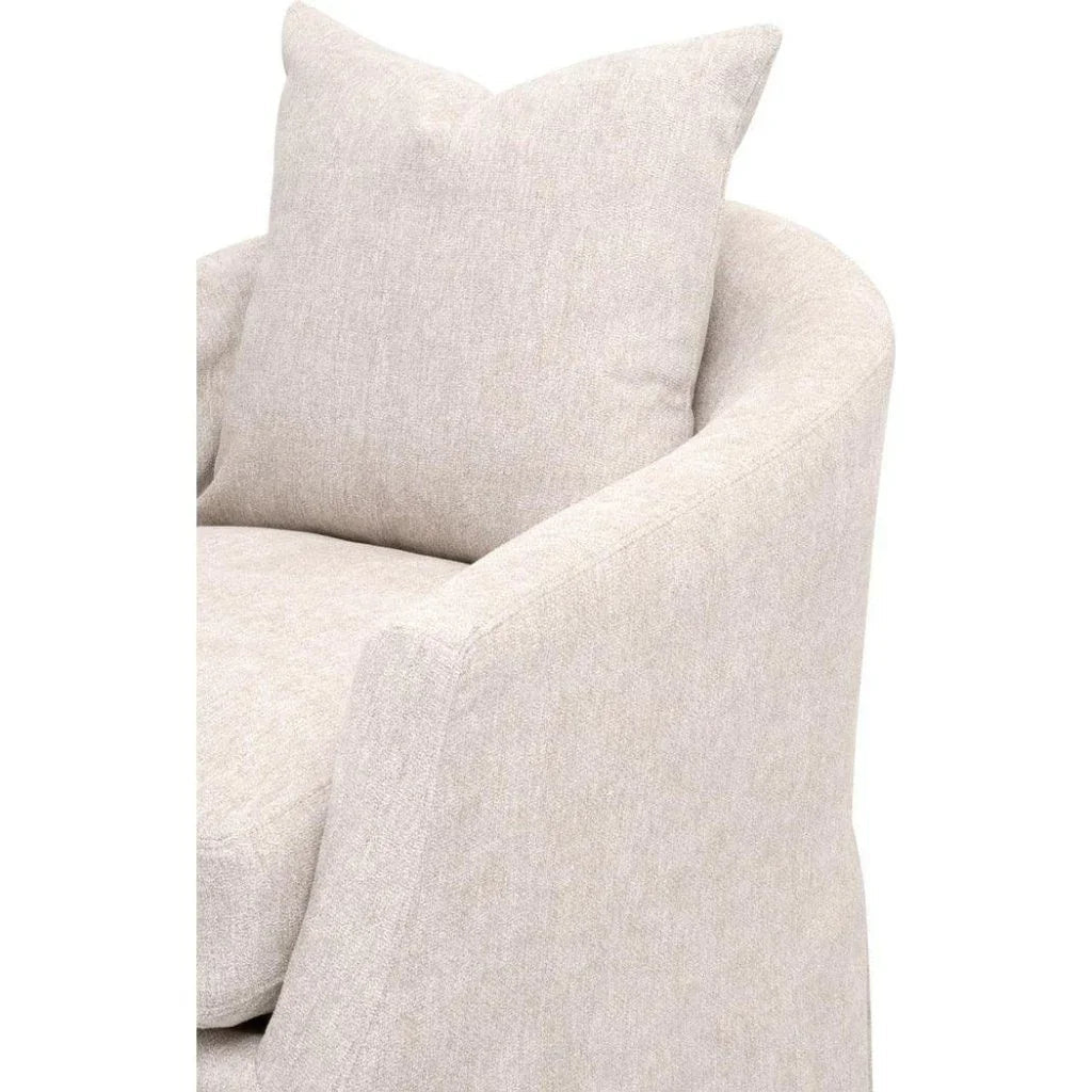 Essentials For Living Faye Fabric Slipcover Club Chair