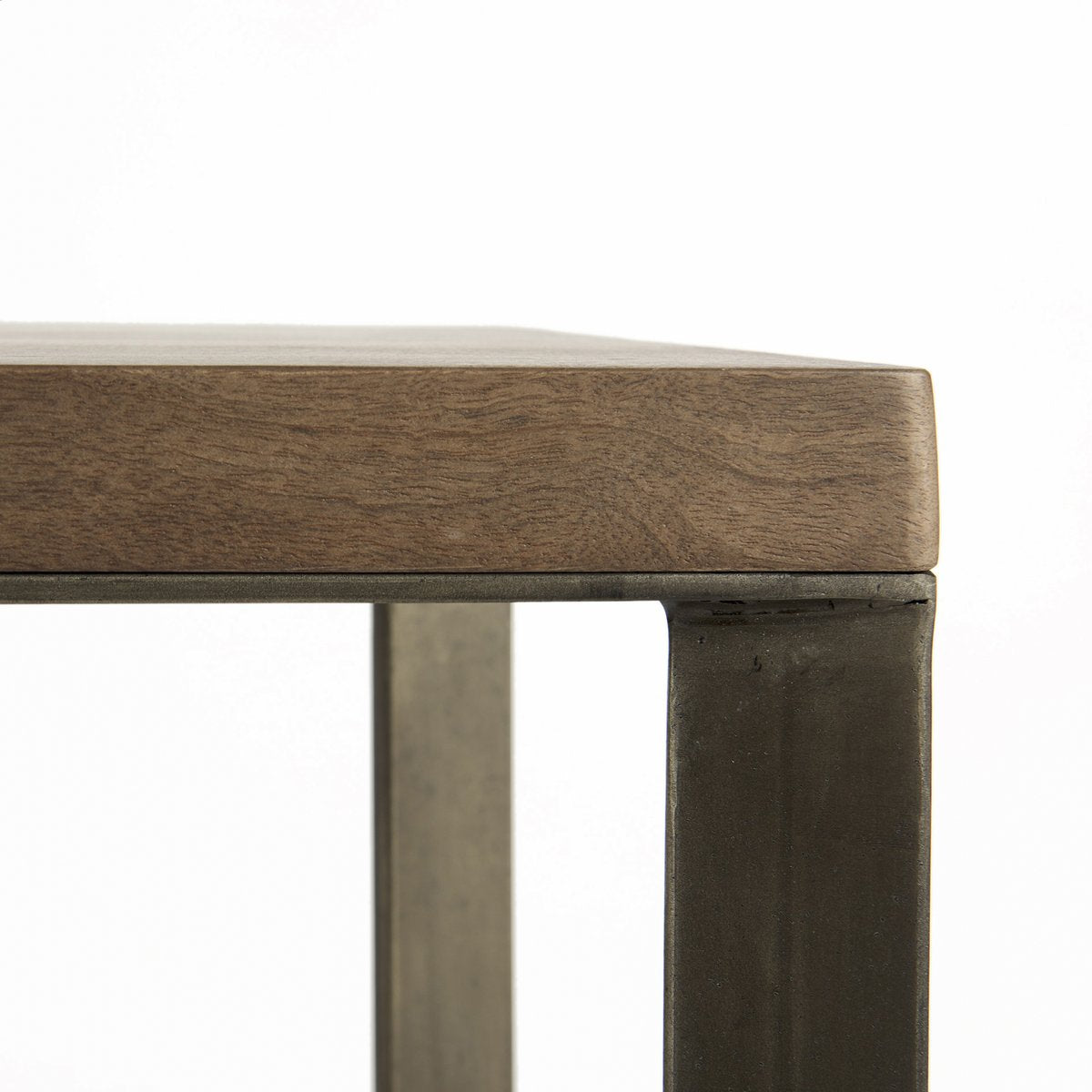 Mercana Faye Wood Top Rectangular Console Table