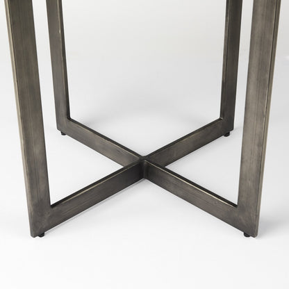 Mercana Faye Wood Top Round Dining Table